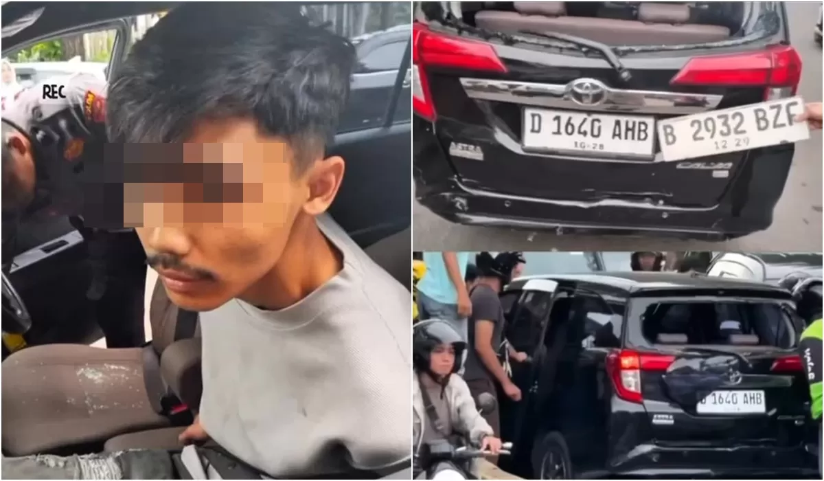 Identitas Pengemudi Calya Gunung Sahari