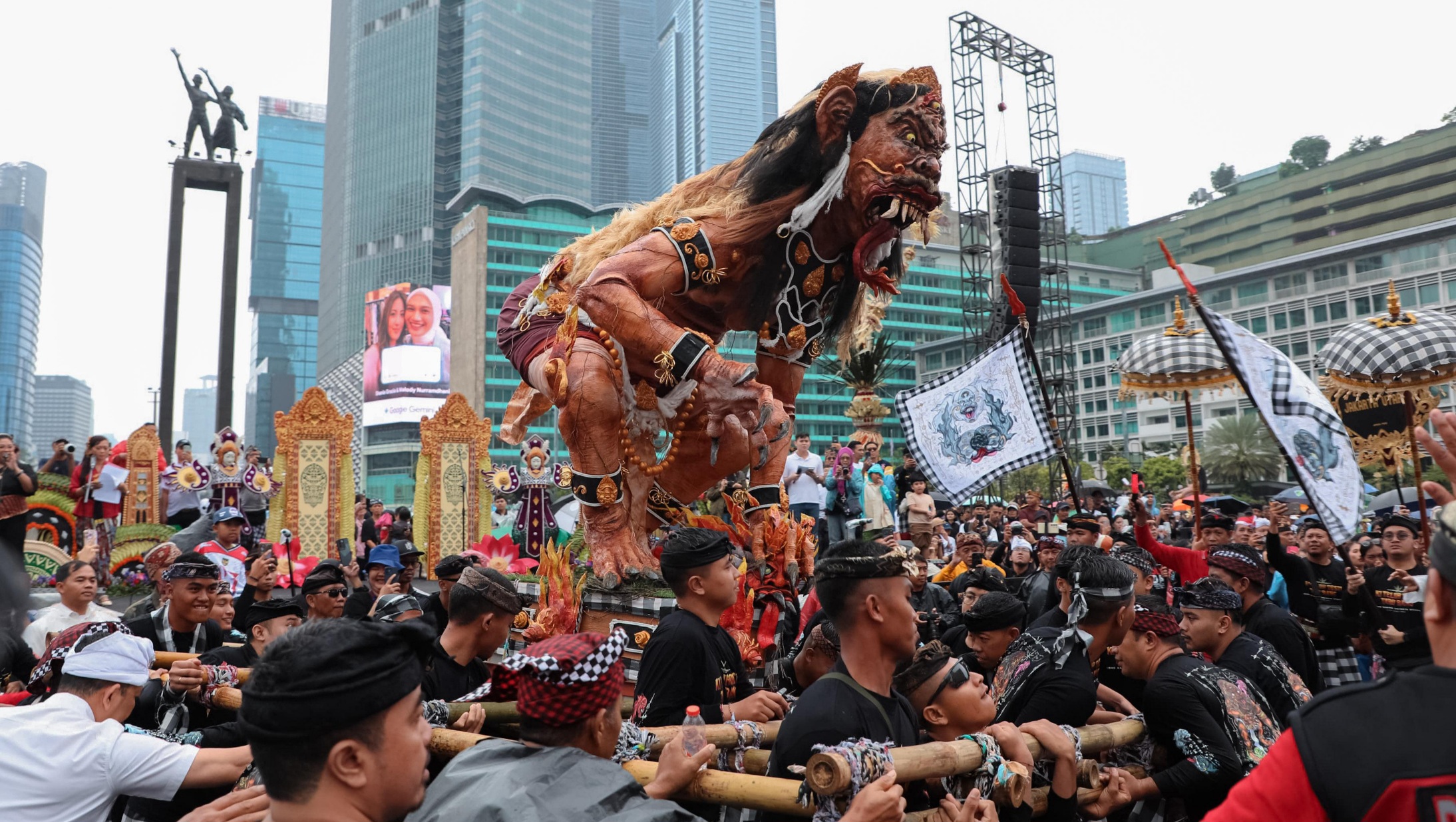 Pawai Ogoh-ogoh Bundaran HI Nyepi 2026