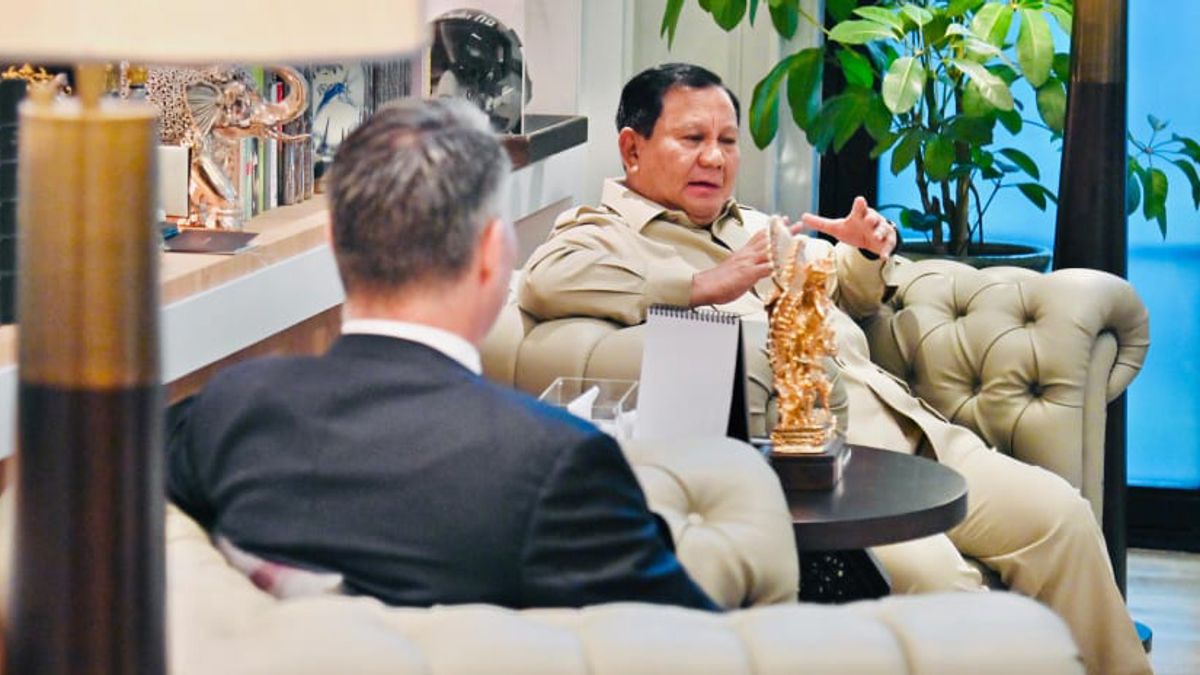 Prabowo Subianto Terima Wakil PM Australia Kertanegara