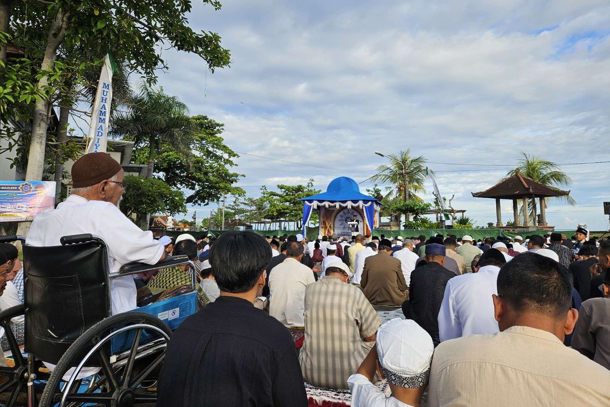 Warga Muhammadiyah Bali Salat Id Nyepi