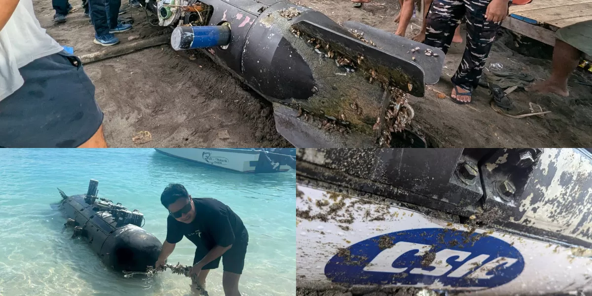 Drone Bawah Laut China di Lombok