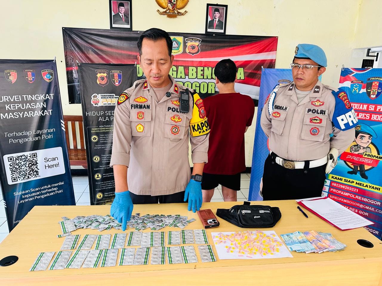 Pengedar Obat Keras Bogor Ditangkap