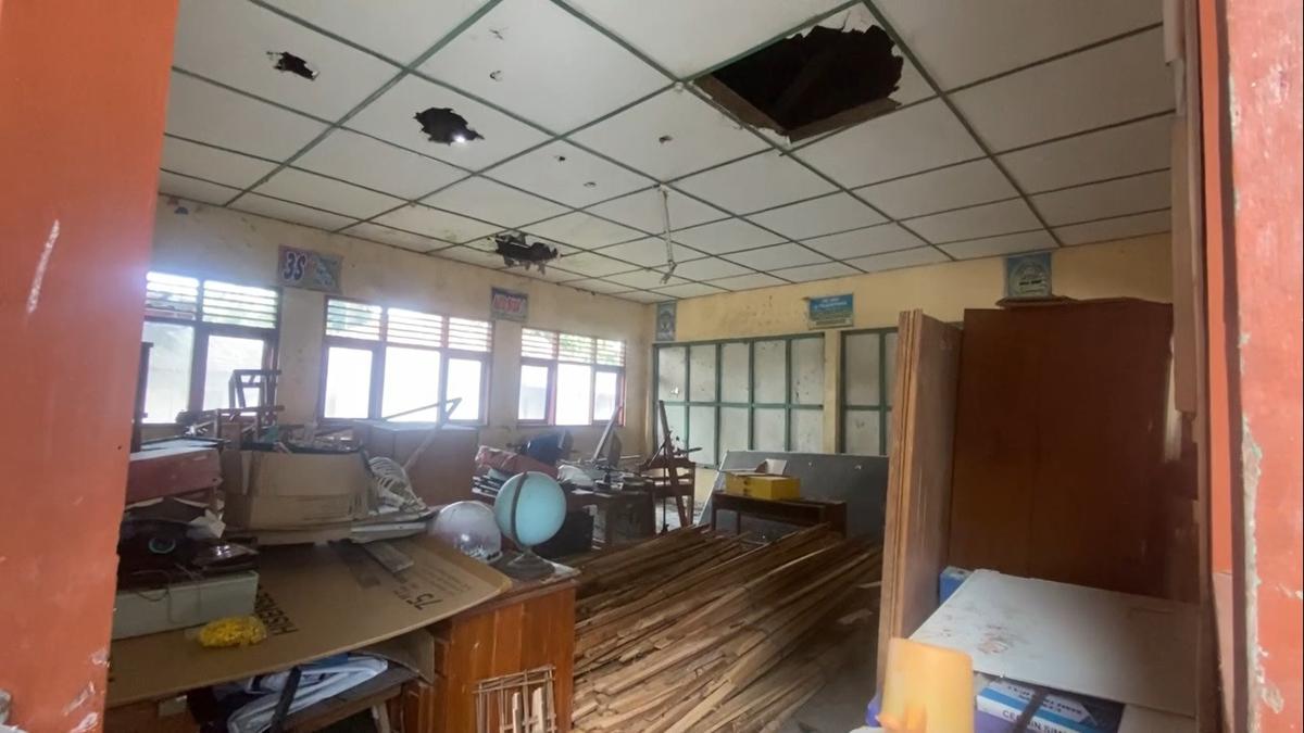 SD Negeri Gunungkidul Rusak Belajar di Mushola